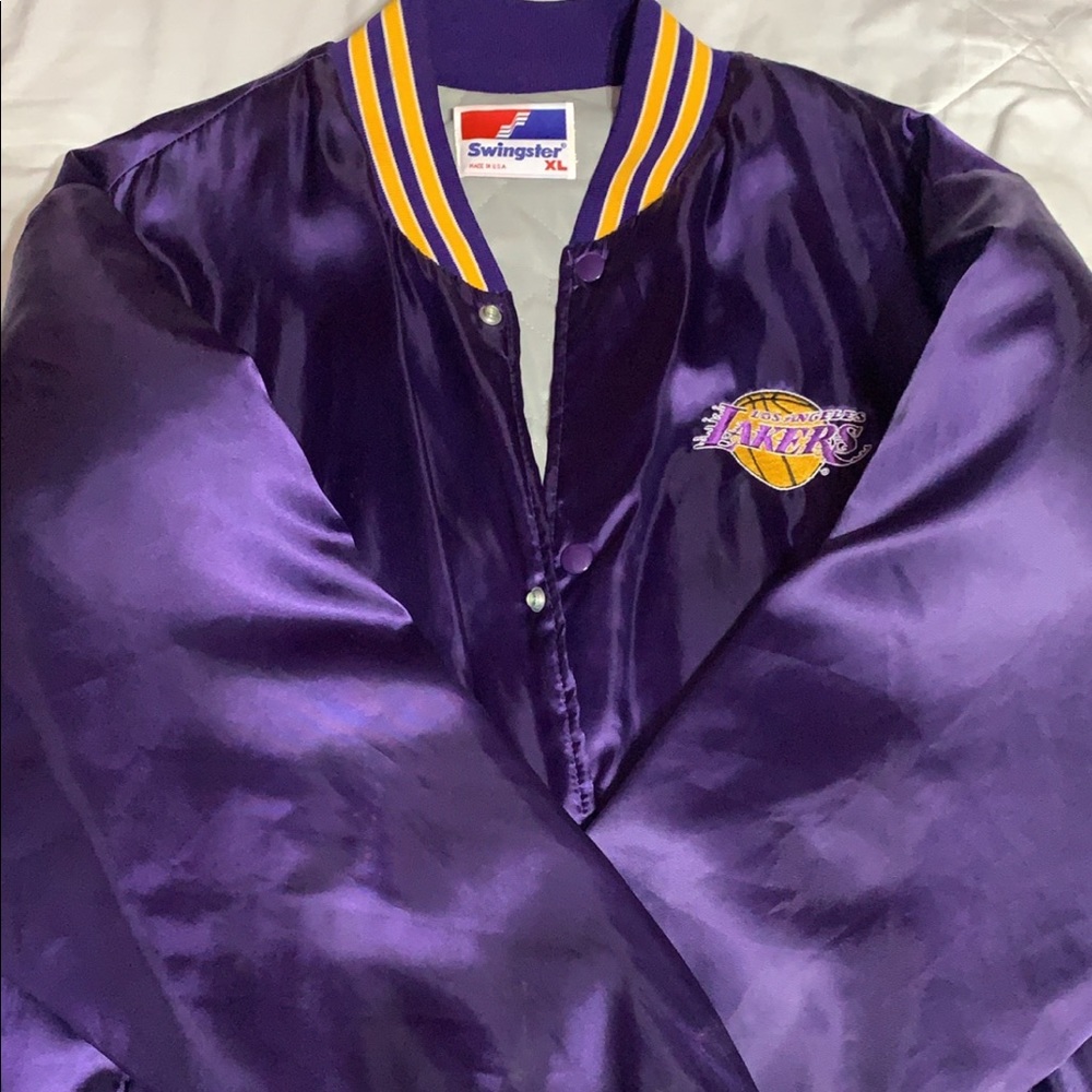 Lakers Vintage Bomber Jacket